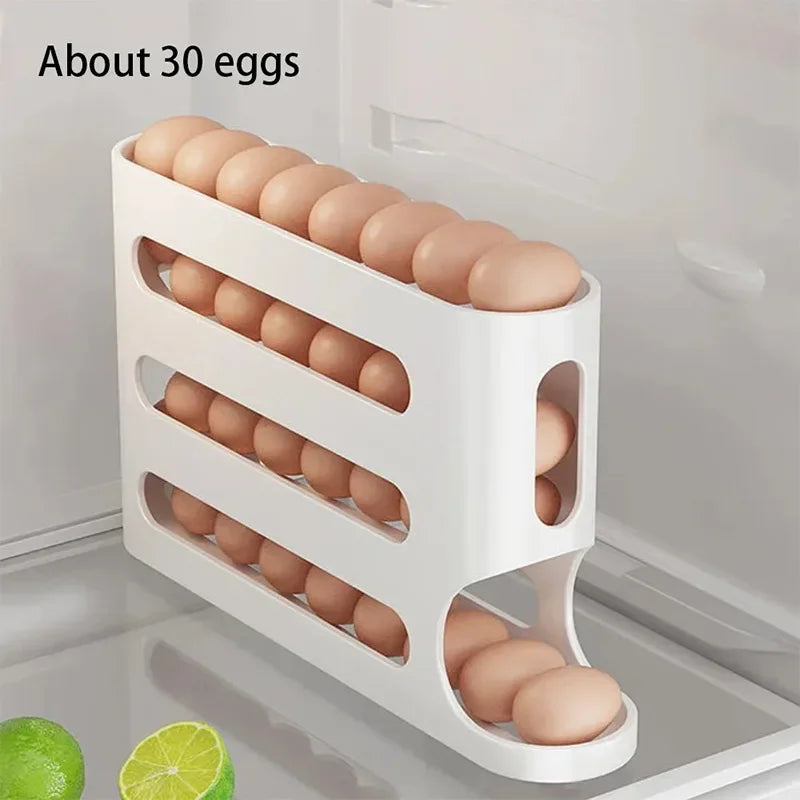 Suporte para ovos, ótimo para ter mais espaço no seu refrigerador