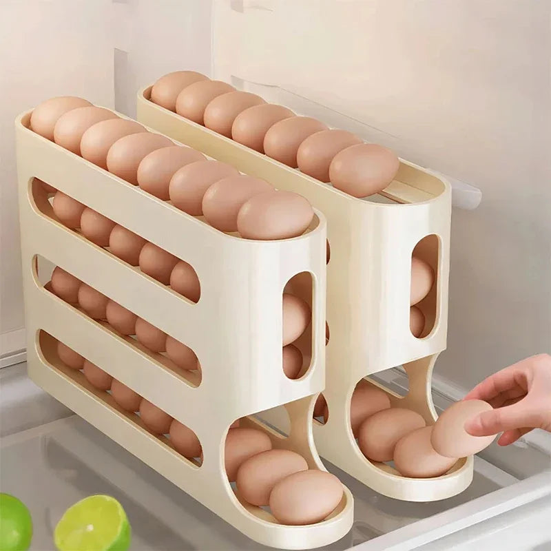 Suporte para ovos, ótimo para ter mais espaço no seu refrigerador