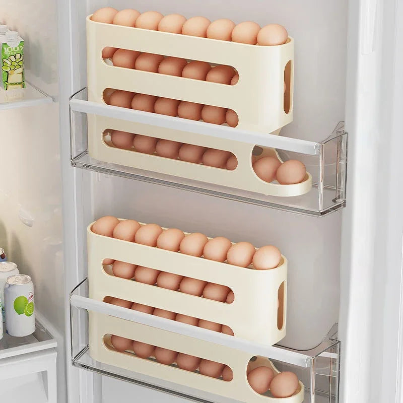 Suporte para ovos, ótimo para ter mais espaço no seu refrigerador